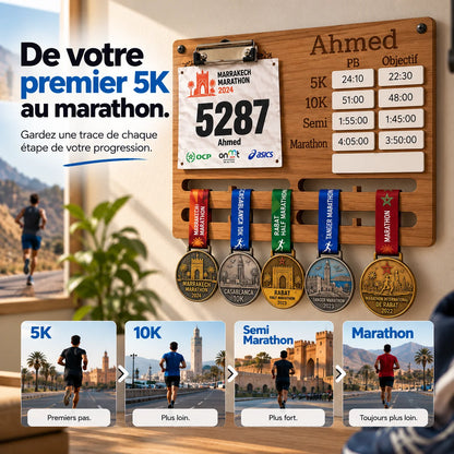 Porte-Médailles de Course Personnalisé