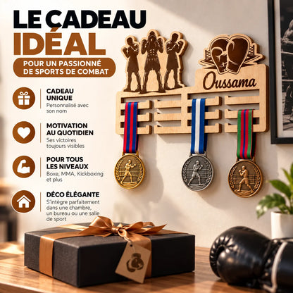 Porte-Médailles Boxe Personnalisé