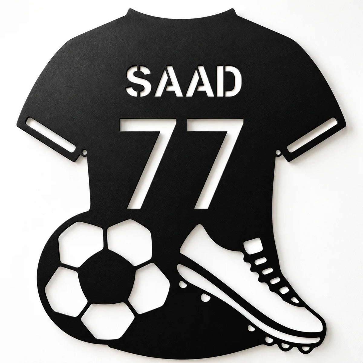 Plaque Maillot de Football Personnalisée