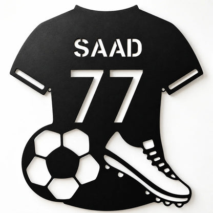 Plaque Maillot de Football Personnalisée