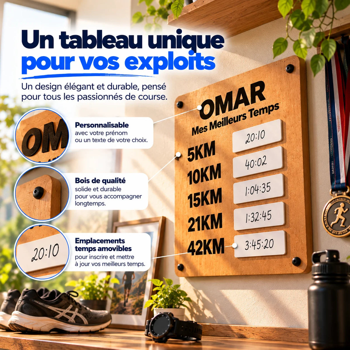 Tableau Records de Course Personnalisé